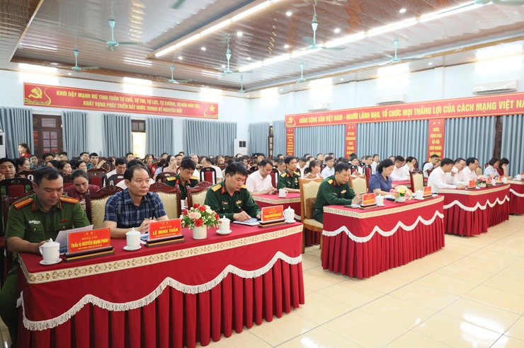 XÃ CỔ ĐÔ TỔ CHỨC HỘI NGHỊ TỔNG KẾT CÔNG TÁC TUYỂN QUÂN NĂM 2026- Ảnh 1.