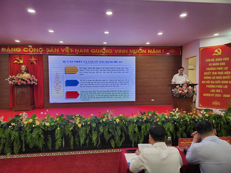 Đảng ủy phường Phúc Lợi quán triệt Chỉ thị và Đề án mới của Thành ủy, siết kỷ cương, nâng cao hiệu lực lãnh đạo từ cơ sở- Ảnh 3.