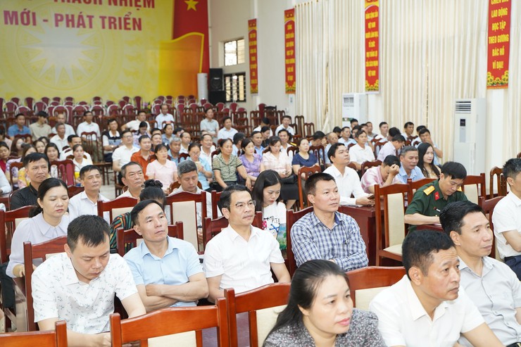 Chuyên Mỹ tổ chức 17 điểm cầu trực tuyến dự hội nghị quán triệt, triển khai thực hiện Nghị quyết Trung ương 2- Ảnh 3.