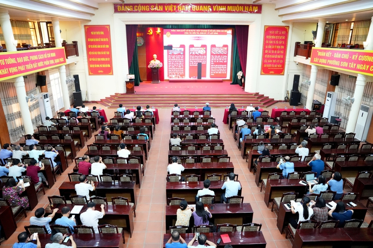 SƠN TÂY THAM DỰ TRỰC TUYẾN HỘI NGHỊ TOÀN QUỐC

NGHIÊN CỨU, HỌC TẬP, QUÁN TRIỆT VÀ TRIỂN KHAI THỰC HIỆN NGHỊ QUYẾT HỘI NGHỊ LẦN THỨ HAI BAN CHẤP HÀNH TRUNG ƯƠNG ĐẢNG KHÓA XIV- Ảnh 4.