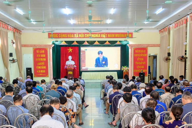 Gần 2,2 triệu cán bộ, đảng viên dự hội nghị quán triệt, triển khai thực hiện Nghị quyết Trung ương 2 (khóa XIV)- Ảnh 13.