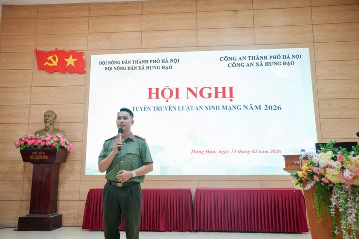 HỘI NÔNG DÂN XÃ HƯNG ĐẠO PHỐI HỢP CÔNG AN XÃ HƯNG ĐẠO TỔ CHỨC TẬP HUẤN TUYÊN TRUYỀN LUẬT AN NINH MẠNG- Ảnh 2.