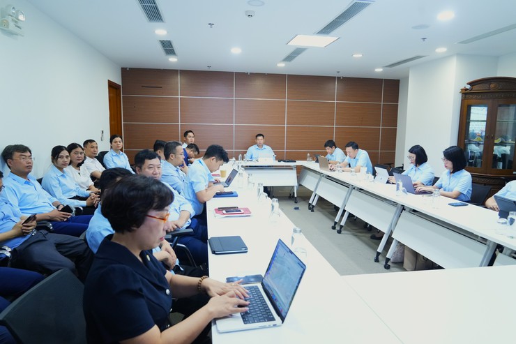 Trung tâm Phục vụ hành chính công TP Hà Nội học tập Nghị quyết Hội nghị lần thứ hai, Ban Chấp hành Trung ương Đảng khóa XIV- Ảnh 1.