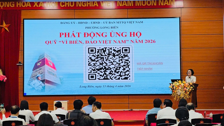 Phường Long Biên phát động ủng hộ Quỹ “Vì biển, đảo Việt Nam” năm 2026 – lan tỏa tinh thần trách nhiệm, đẩy mạnh chuyển đổi số trong hoạt động ủng hộ- Ảnh 1.