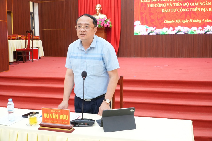 Xã Chuyên Mỹ: Quyết liệt chỉ đạo đẩy nhanh tiến độ thi công, giải ngân các dự án - Ảnh 1.