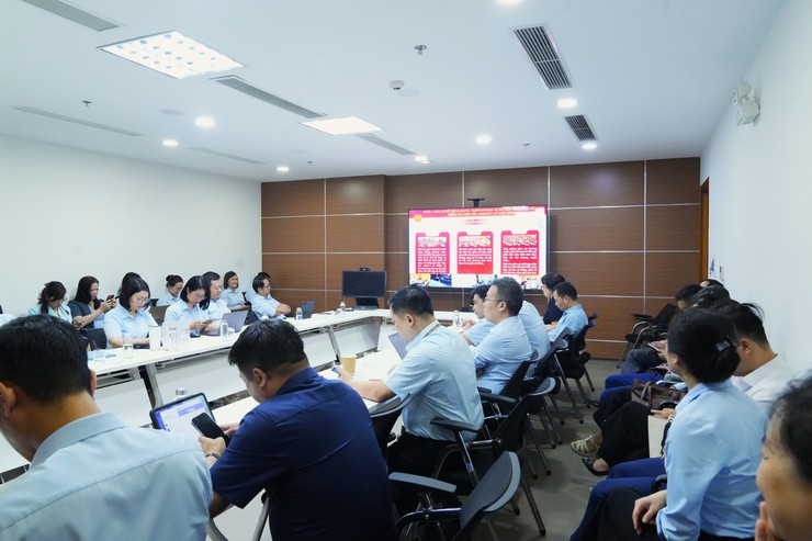 Trung tâm Phục vụ hành chính công TP Hà Nội học tập Nghị quyết Hội nghị lần thứ hai, Ban Chấp hành Trung ương Đảng khóa XIV- Ảnh 2.