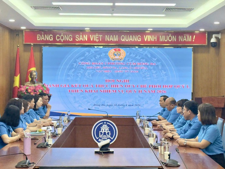 HOÀN THÀNH TỐT QUY CHẾ PHỐI HỢP QUÝ I – CÔNG ĐOÀN 5 PHƯỜNG CỤM ĐỐNG ĐA NGHIÊM TÚC THỰC HIỆN CHỈ ĐẠO CỦA LĐLĐ THÀNH PHỐ, CỦA ĐẢNG ỦY VÀ PHỐI HỢP CHẶT CHẼ VỚI MTTQ- Ảnh 1.