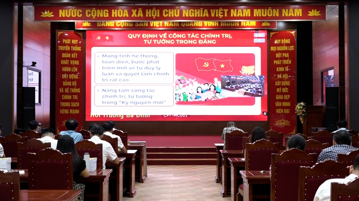 Hội nghị toàn quốc nghiên cứu, học tập, quán triệt và triển khai thực hiện Nghị quyết Hội nghị lần thứ hai Ban Chấp hành Trung ương Đảng khóa XIV- Ảnh 8.