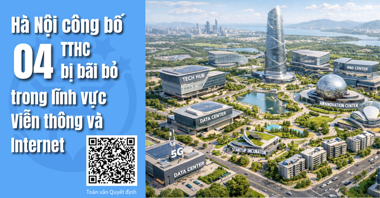 Hà Nội: Chính thức bãi bỏ 04 thủ tục hành chính lĩnh vực Viễn thông và Internet- Ảnh 1.