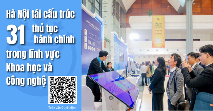 Hà Nội: Tái cấu trúc 31 thủ tục hành chính lĩnh vực Khoa học và Công nghệ- Ảnh 1.