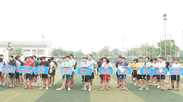 KHAI MẠC GIẢI BÓNG ĐÁ THANH NIÊN XÃ THƯ LÂM LẦN THỨ I NĂM 2026- Ảnh 8.