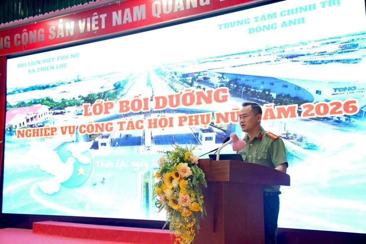 Lớp bồi dưỡng nghiệp vụ công tác Hội Phụ nữ xã Thiên Lộc năm 2026- Ảnh 5.