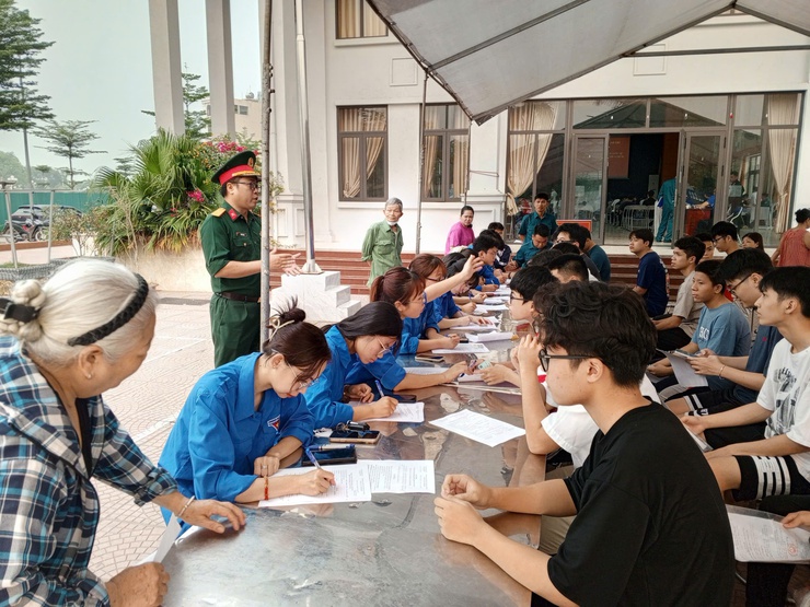 Xã Thanh Trì đăng ký nghĩa vụ quân sự và lực lượng dự bị năm 2026- Ảnh 6.