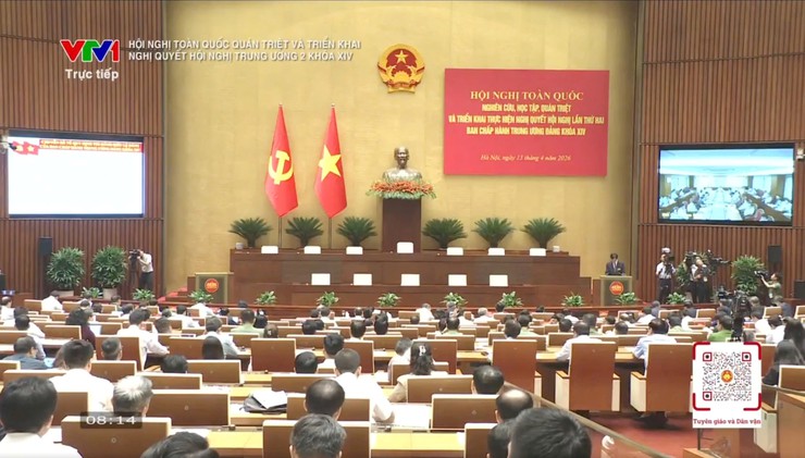 Hội nghị toàn quốc quán triệt và triển khai Nghị quyết Hội nghị Trung ương 2- Ảnh 1.