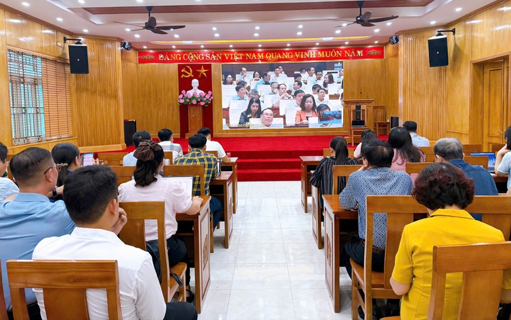 Phường Thanh Liệt dự Hội nghị toàn quốc nghiên cứu, học tập và quán triệt Nghị quyết Trung ương 2 khóa XIV- Ảnh 5.