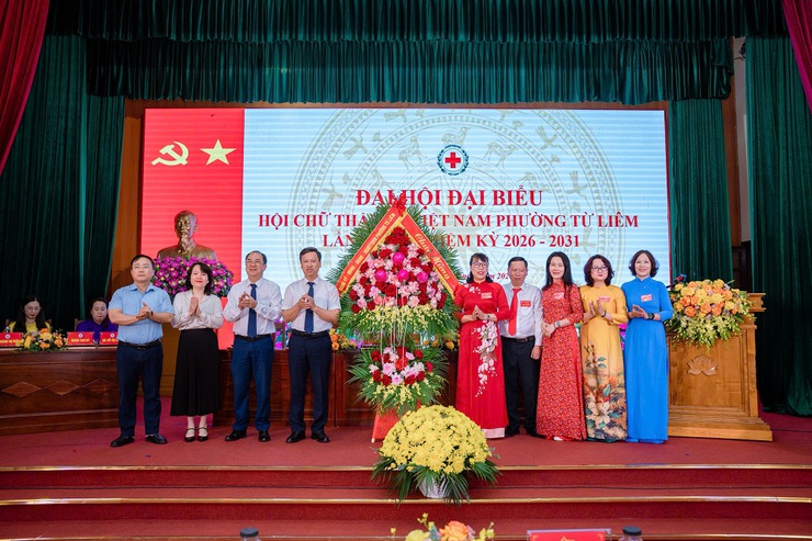 Đại hội Hội Chữ thập đỏ phường Từ Liêm lần thứ I, nhiệm kỳ 2026 - 2031 thành công tốt đẹp- Ảnh 2.