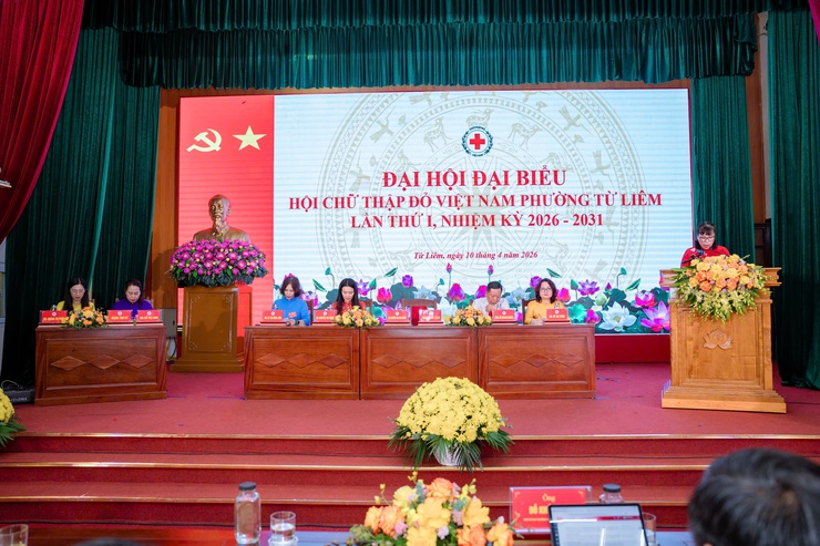Đại hội Hội Chữ thập đỏ phường Từ Liêm lần thứ I, nhiệm kỳ 2026 - 2031 thành công tốt đẹp- Ảnh 4.
