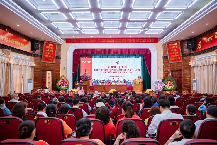 Đại hội Hội Chữ thập đỏ phường Từ Liêm lần thứ I, nhiệm kỳ 2026 - 2031 thành công tốt đẹp- Ảnh 1.