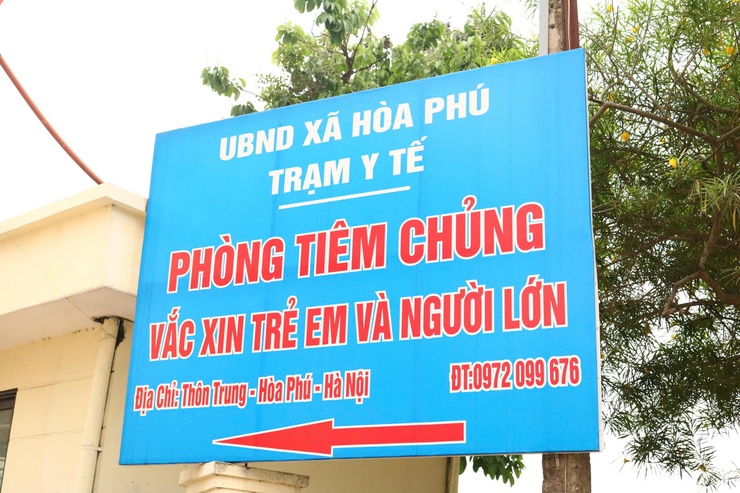 Trạm Y tế xã Hoà Phú khai trương Phòng tiêm chủng dịch vụ- Ảnh 1.
