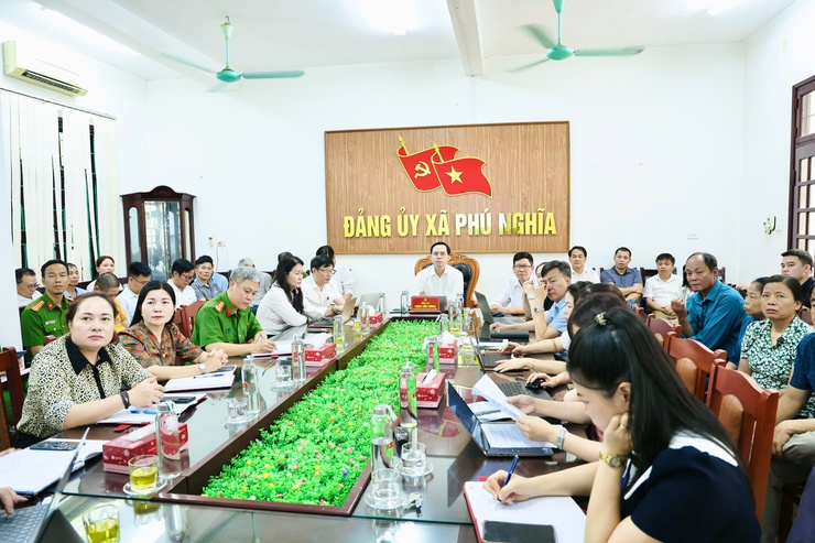 Phú Nghĩa tham dự trực tuyến Hội nghị toàn quốc nghiên cứu, học tập, quán triệt và triển khai thực hiện Nghị quyết Hội nghị lần thứ hai Ban Chấp hành Trung ương Đảng khóa XIV- Ảnh 3.
