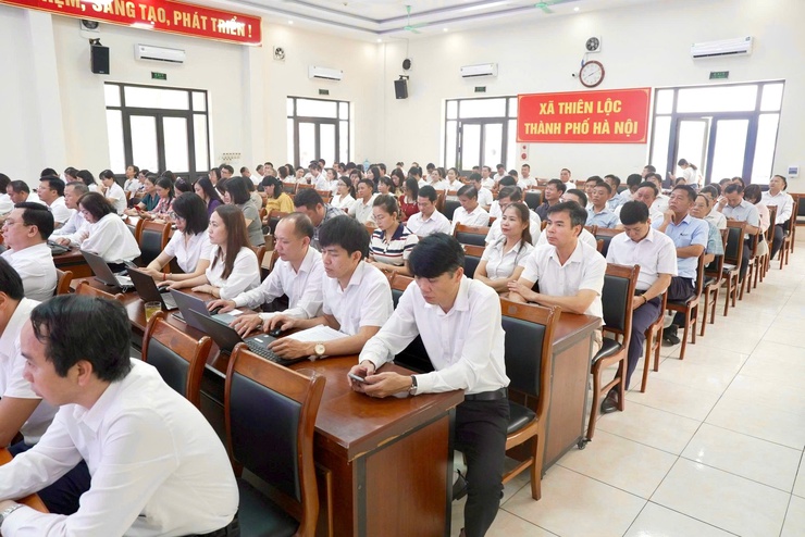 Xã Thiên Lộc tham dự Hội nghị trực tuyến toàn quốc nghiên cứu, học tập, quán triệt, triển khai thực hiện Nghị quyết Hội nghị lần thứ hai Ban Chấp hành Trung ương Đảng khóa XIV- Ảnh 6.