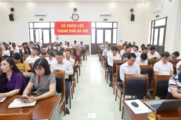 Xã Thiên Lộc tham dự Hội nghị trực tuyến toàn quốc nghiên cứu, học tập, quán triệt, triển khai thực hiện Nghị quyết Hội nghị lần thứ hai Ban Chấp hành Trung ương Đảng khóa XIV- Ảnh 8.