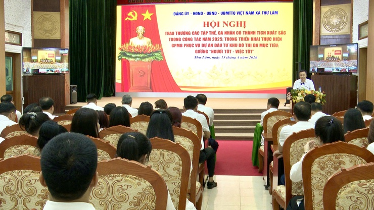 XÃ THƯ LÂM KHEN THƯỞNG CÁC TẬP THỂ, CÁ NHÂN CÓ THÀNH TÍCH XUẤT SẮC NĂM 2025- Ảnh 1.