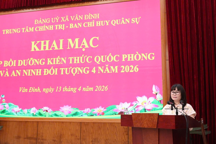 Khai mạc lớp bồi dưỡng kiến thức quốc phòng và an ninh dành cho đối tượng 4 năm 2026- Ảnh 2.