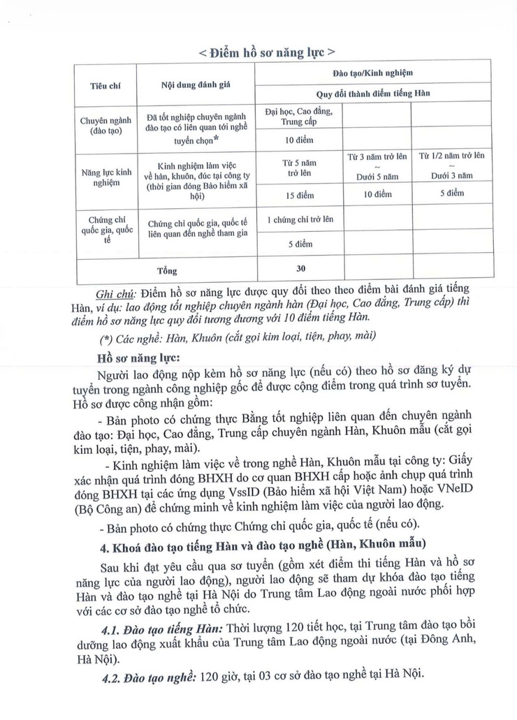 THÔNG BÁO TUYỂN CHỌN LAO ĐỘNG ĐI LÀM VIỆC TẠI HÀN QUỐC THEO CHƯƠNG TRÌNH EPS NĂM 2026- Ảnh 6.