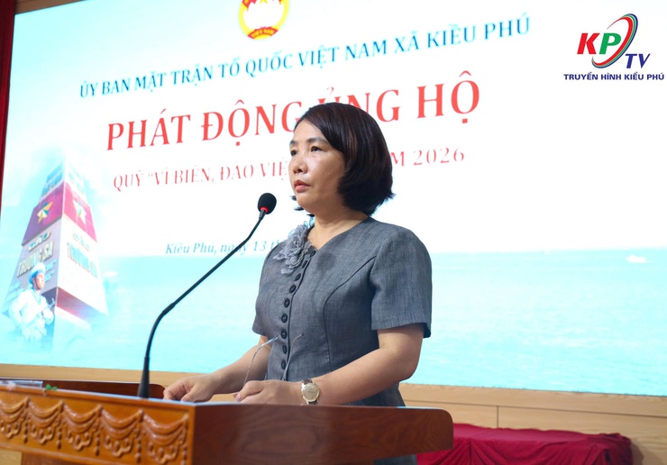 UBMTTQ xã Kiều Phú phát động quỹ “vì biển, đảo việt nam” năm 2026: lan tỏa tinh thần đoàn kết, hướng về biển đảo thiêng liêng- Ảnh 2.