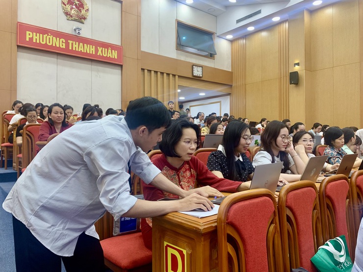 Thanh Xuân đẩy mạnh chuyển đổi số thông qua việc triển khai Hệ thống không gian làm việc số HanoiWork- Ảnh 3.