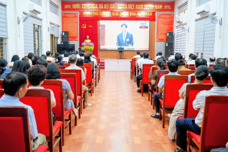 Xã Tây Phương tham dự Hội nghị trực tuyến toàn quốc triệt, triển khai Nghị quyết Trung ương 2 (khóa XIV)- Ảnh 4.