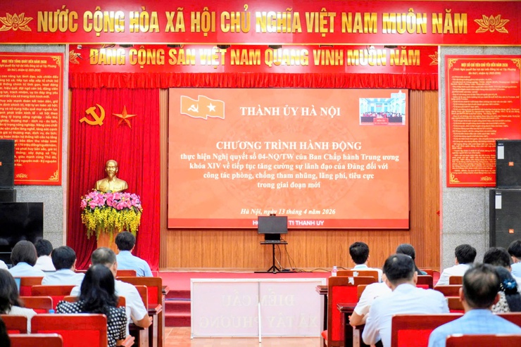 Xã Tây Phương tham dự Hội nghị trực tuyến toàn quốc triệt, triển khai Nghị quyết Trung ương 2 (khóa XIV)- Ảnh 7.