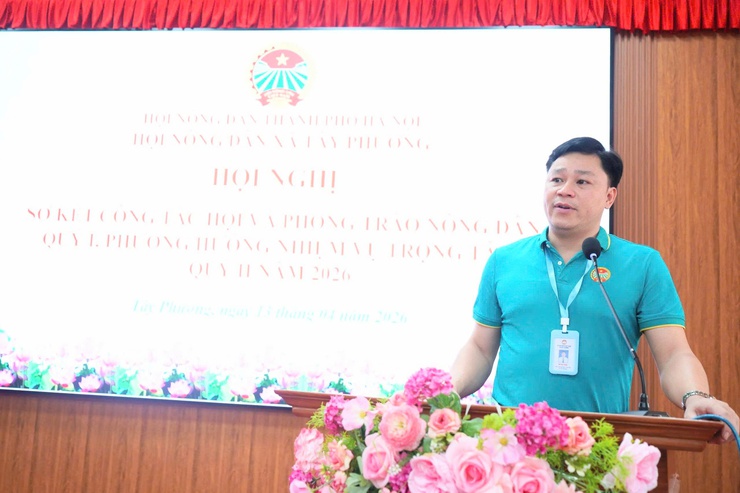 HỘI NÔNG DÂN XÃ TÂY PHƯƠNG TỔ CHỨC HỘI NGHỊ TRIỂN KHAI NHIỆM VỤ NĂM 2026- Ảnh 2.