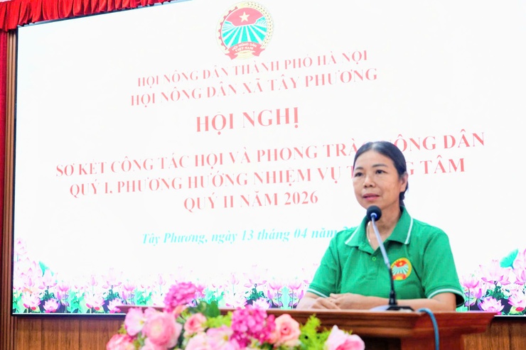 HỘI NÔNG DÂN XÃ TÂY PHƯƠNG TỔ CHỨC HỘI NGHỊ TRIỂN KHAI NHIỆM VỤ NĂM 2026- Ảnh 4.