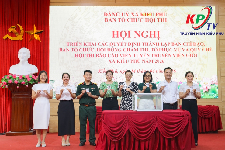 Đảng uỷ xã Kiều Phú triển khai toàn diện công tác tổ chức Hội thi Báo cáo viên, Tuyên truyền viên giỏi năm 2026- Ảnh 10.