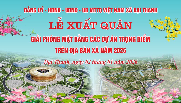 XÃ ĐẠI THANH: SỰ VÀO CUỘC ĐỒNG BỘ CỦA CẤP ỦY, CHÍNH QUYỀN VÀ CÁC TỔ CHỨC CHÍNH TRỊ XÃ HỘI TRONG CÔNG TÁC GIẢI PHÓNG MẶT BẰNG CÁC DỰ ÁN TRỌNG ĐIỂM- Ảnh 3.