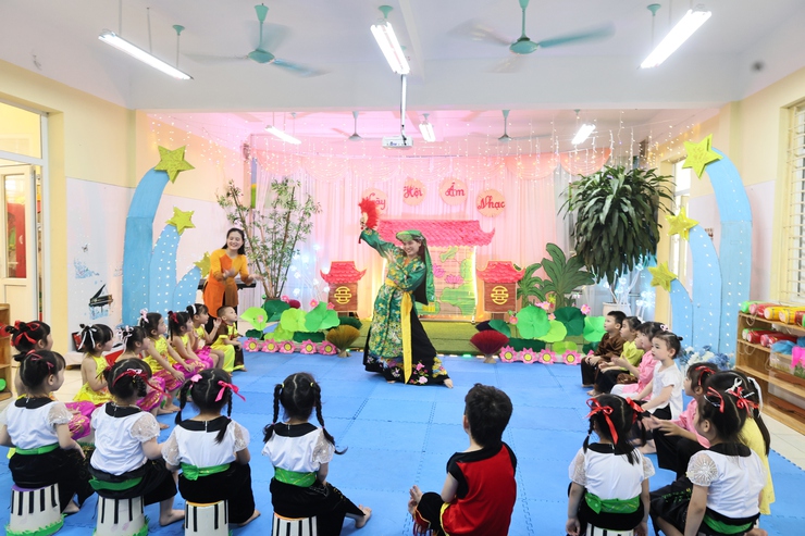 Sôi nổi Hội thi giáo viên dạy giỏi cấp học mầm non xã Quảng Bị năm học 2025–2026 tại Trường Mầm non Quảng Bị và Trường Mầm non Lam Điền- Ảnh 6.