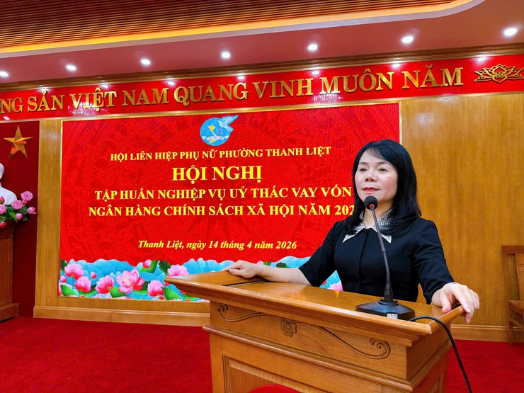 Hội LHPN phường Thanh Liệt: Tập huấn nghiệp vụ ủy thác vay vốn ngân hàng chính sách xã hội năm 2026- Ảnh 1.