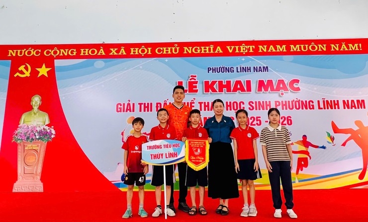 Trường Tiểu học Thúy Lĩnh đạt thành tích tốt trong giải thi đấu thể thao học sinh Phường Lĩnh Nam, năm học 2025 - 2026- Ảnh 2.