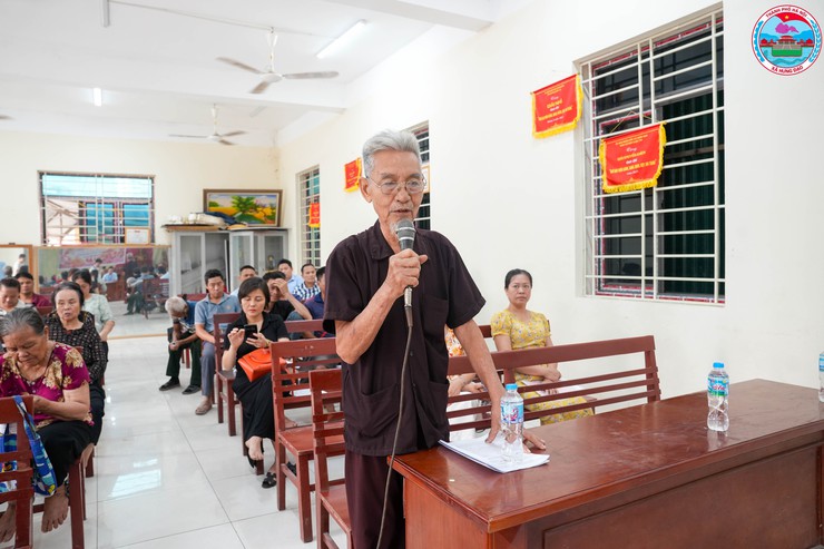 HỘI NGHỊ THÔNG BÁO KẾ HOẠCH THU HỒI ĐẤT PHỤC VỤ DỰ ÁN XÂY DỰNG HẠ TẦNG KỸ THUẬT KHU ĐẤT ĐẤU GIÁ QUYỀN SỬ DỤNG ĐẤT Ở ĐG04.2024- Ảnh 2.