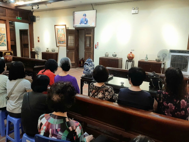 Đảng ủy phường Hoàn Kiếm đã tổ chức 93 điểm cầu tiếp sóng trực tuyến Hội nghị toàn quốc nghiên cứu, học tập và quán triệt Nghị quyết Hội nghị lần thứ hai Ban Chấp hành Trung ương Đảng khóa XIV- Ảnh 4.