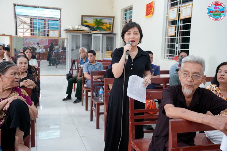 HỘI NGHỊ THÔNG BÁO KẾ HOẠCH THU HỒI ĐẤT PHỤC VỤ DỰ ÁN XÂY DỰNG HẠ TẦNG KỸ THUẬT KHU ĐẤT ĐẤU GIÁ QUYỀN SỬ DỤNG ĐẤT Ở ĐG04.2024- Ảnh 3.