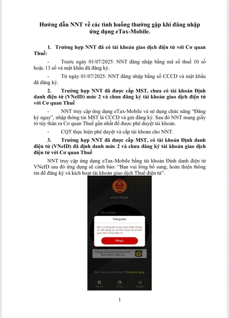 Hướng dẫn cài đặt etax mobile và thực hiện nộp thuế SDĐPNN năm 2026 - Ảnh 1.