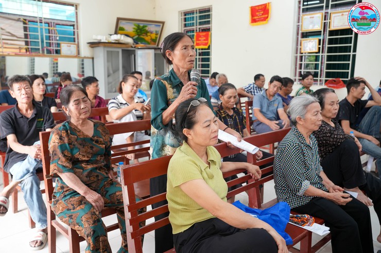 HỘI NGHỊ THÔNG BÁO KẾ HOẠCH THU HỒI ĐẤT PHỤC VỤ DỰ ÁN XÂY DỰNG HẠ TẦNG KỸ THUẬT KHU ĐẤT ĐẤU GIÁ QUYỀN SỬ DỤNG ĐẤT Ở ĐG04.2024- Ảnh 4.