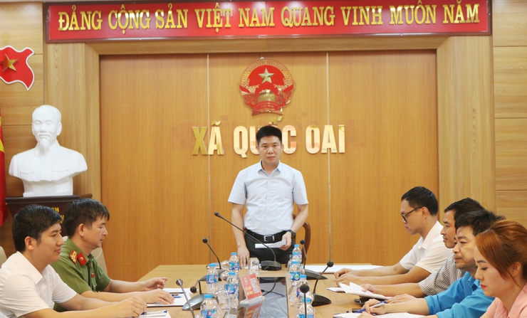 Quốc Oai triển khai kế hoạch cưỡng chế thu hồi đất phục vụ dự án đấu giá quyền sử dụng đất- Ảnh 6.