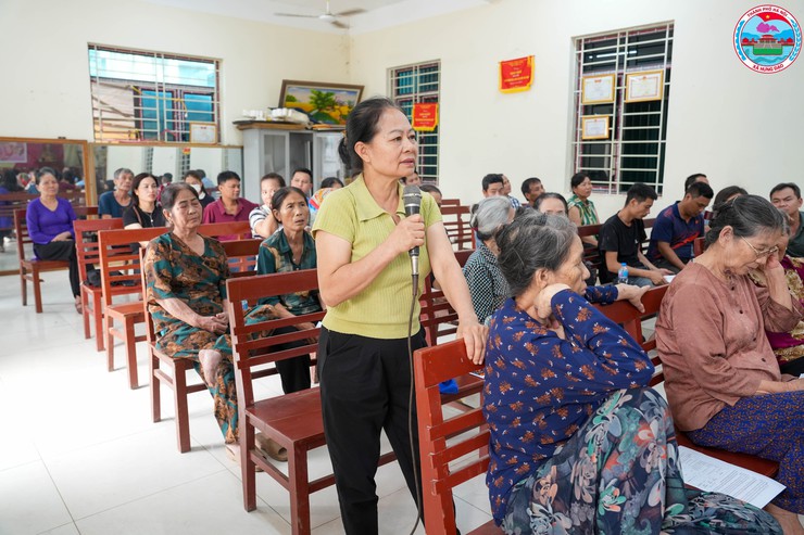 HỘI NGHỊ THÔNG BÁO KẾ HOẠCH THU HỒI ĐẤT PHỤC VỤ DỰ ÁN XÂY DỰNG HẠ TẦNG KỸ THUẬT KHU ĐẤT ĐẤU GIÁ QUYỀN SỬ DỤNG ĐẤT Ở ĐG04.2024- Ảnh 5.