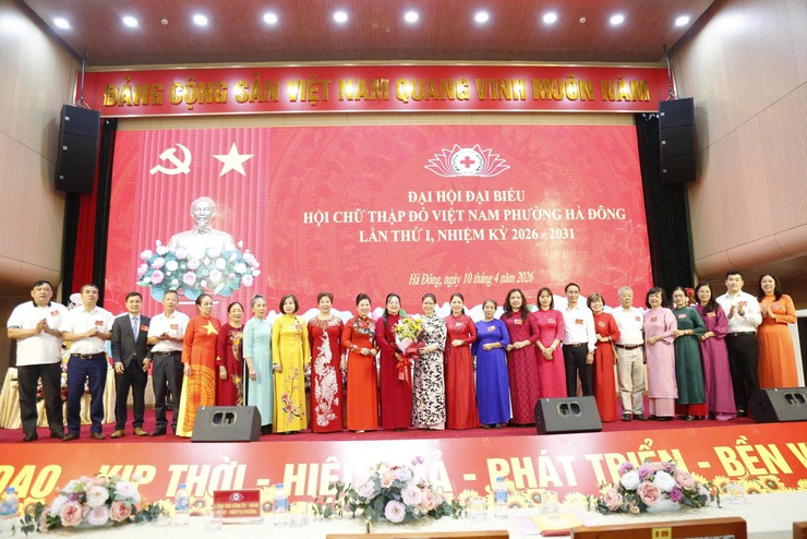 Đại hội đại biểu Hội Chữ thập đỏ phường Hà Đông lần thứ I, nhiệm kỳ 2026 - 2031 thành công tốt đẹp- Ảnh 4.