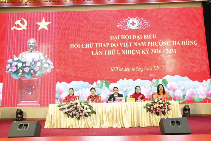Đại hội đại biểu Hội Chữ thập đỏ phường Hà Đông lần thứ I, nhiệm kỳ 2026 - 2031 thành công tốt đẹp- Ảnh 1.