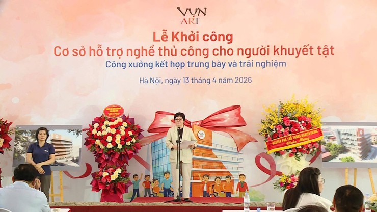 Lễ khởi công xây dựng cơ sở hỗ trợ nghề thủ công cho người khuyết tật- Ảnh 3.
